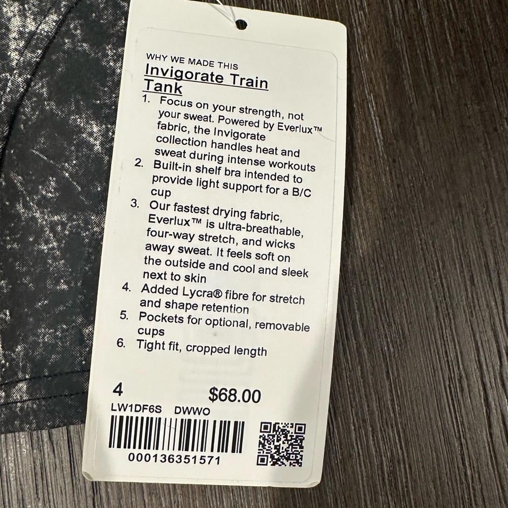 Lululemon Invigorate Train Tank - Picture 3 of 4